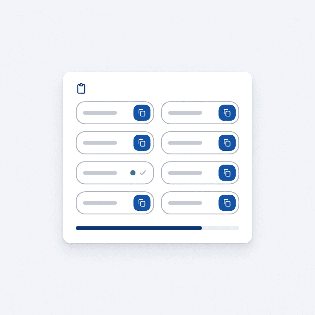 Copy and A/B test